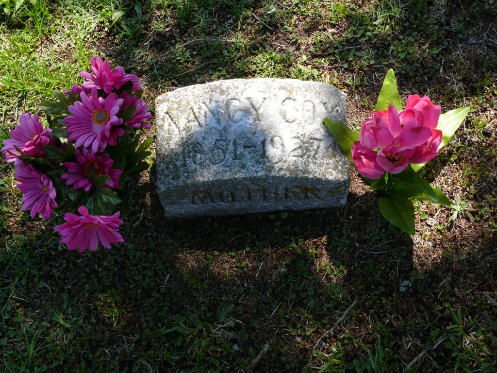 Grave of Nancy Watson Cox in Kinston, North Carolina