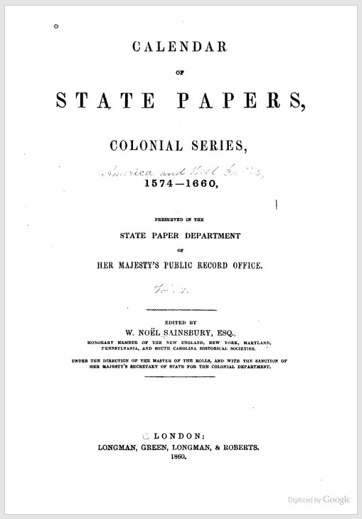 Calendar-of-State-Papers