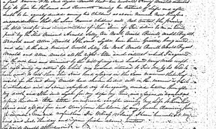 Lydia ARNOLD to Henry ARNOLD’s Heirs Deed, 1823 (Pitt County)