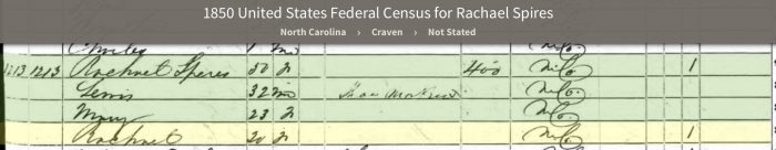 According to the 1850 census, she was born in 1830.