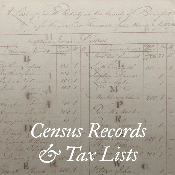 Census Records & Tax Lists