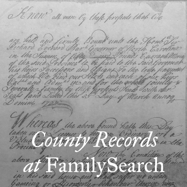 County Records at FamilySearch