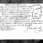 Plat for John Ledbetter land grant (1779/1785), mentions Rowland Ledbetter as chain carrier